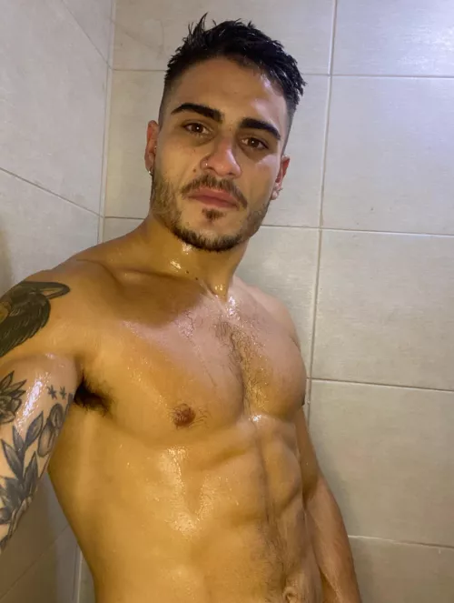 Wet, soapy, and waiting for your touch