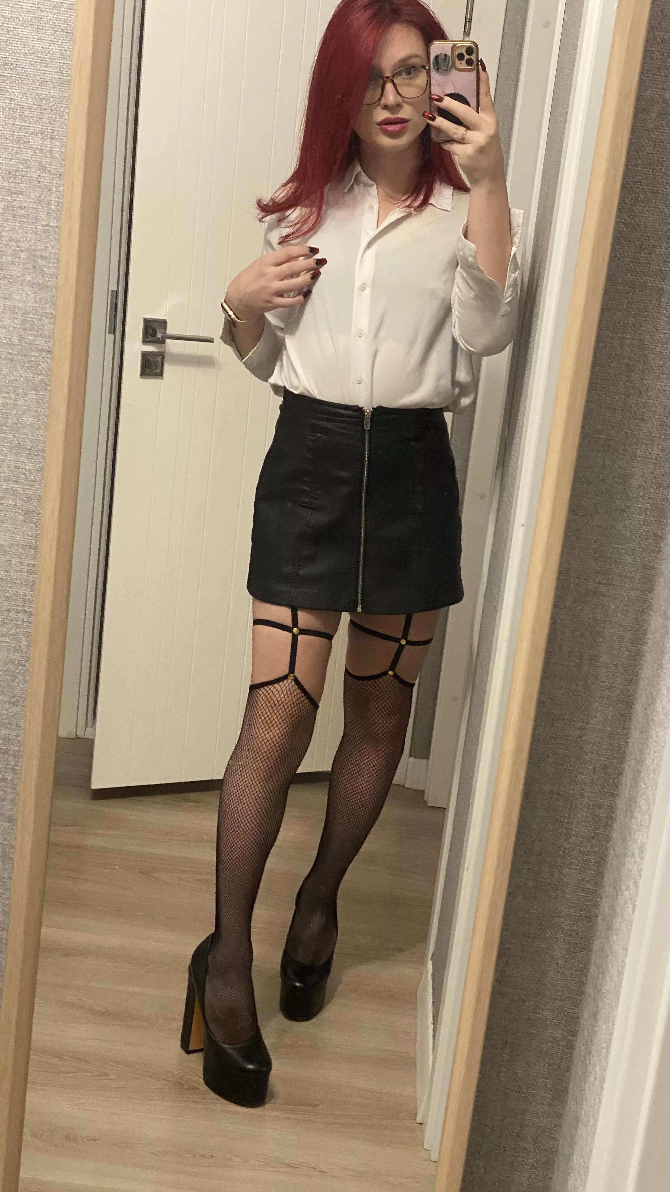 25 {F} How is my conservative strict outfit?