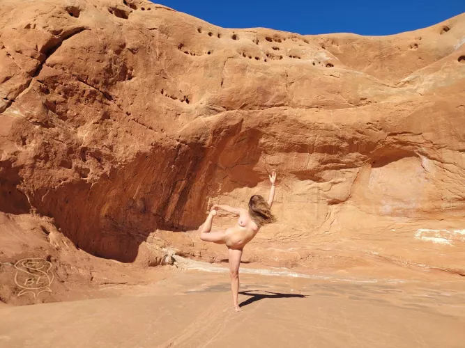 Dancer Pose at Dance Hall Rock