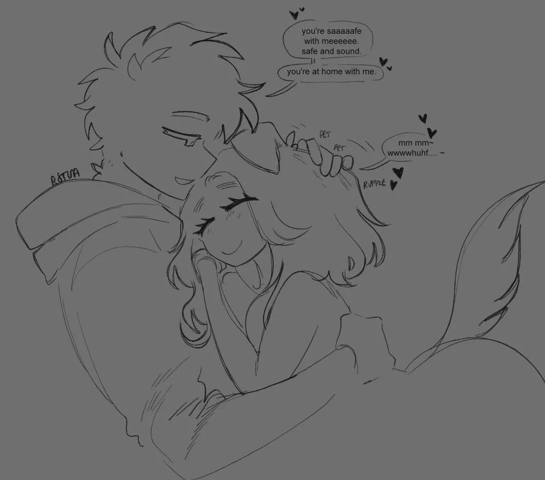 Here is one of my favorite position to have a pet in. 