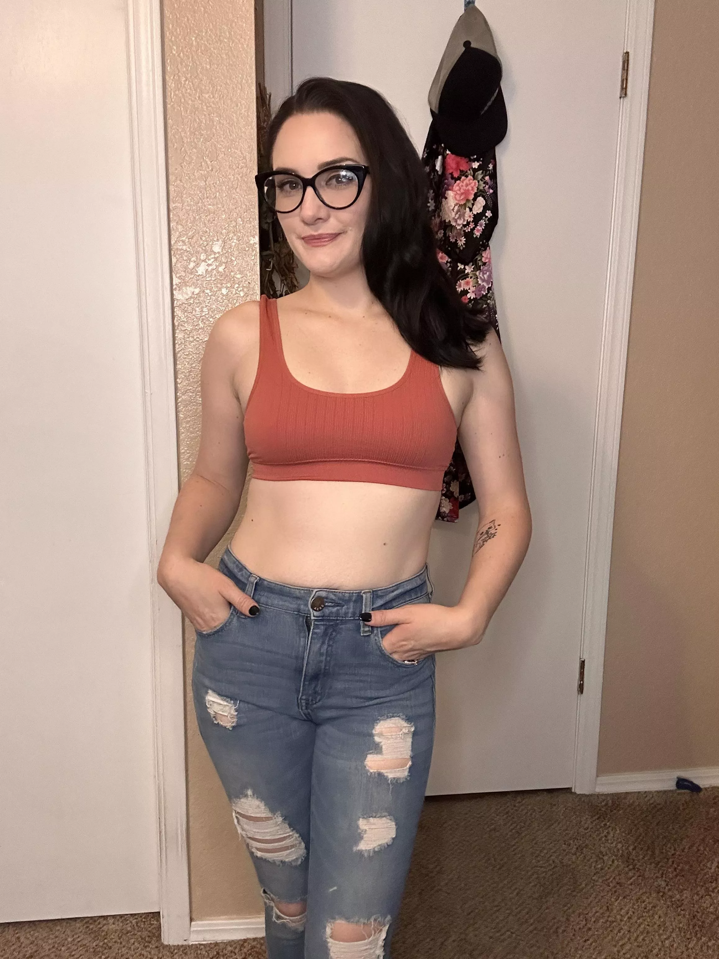 I covered my mom belly button