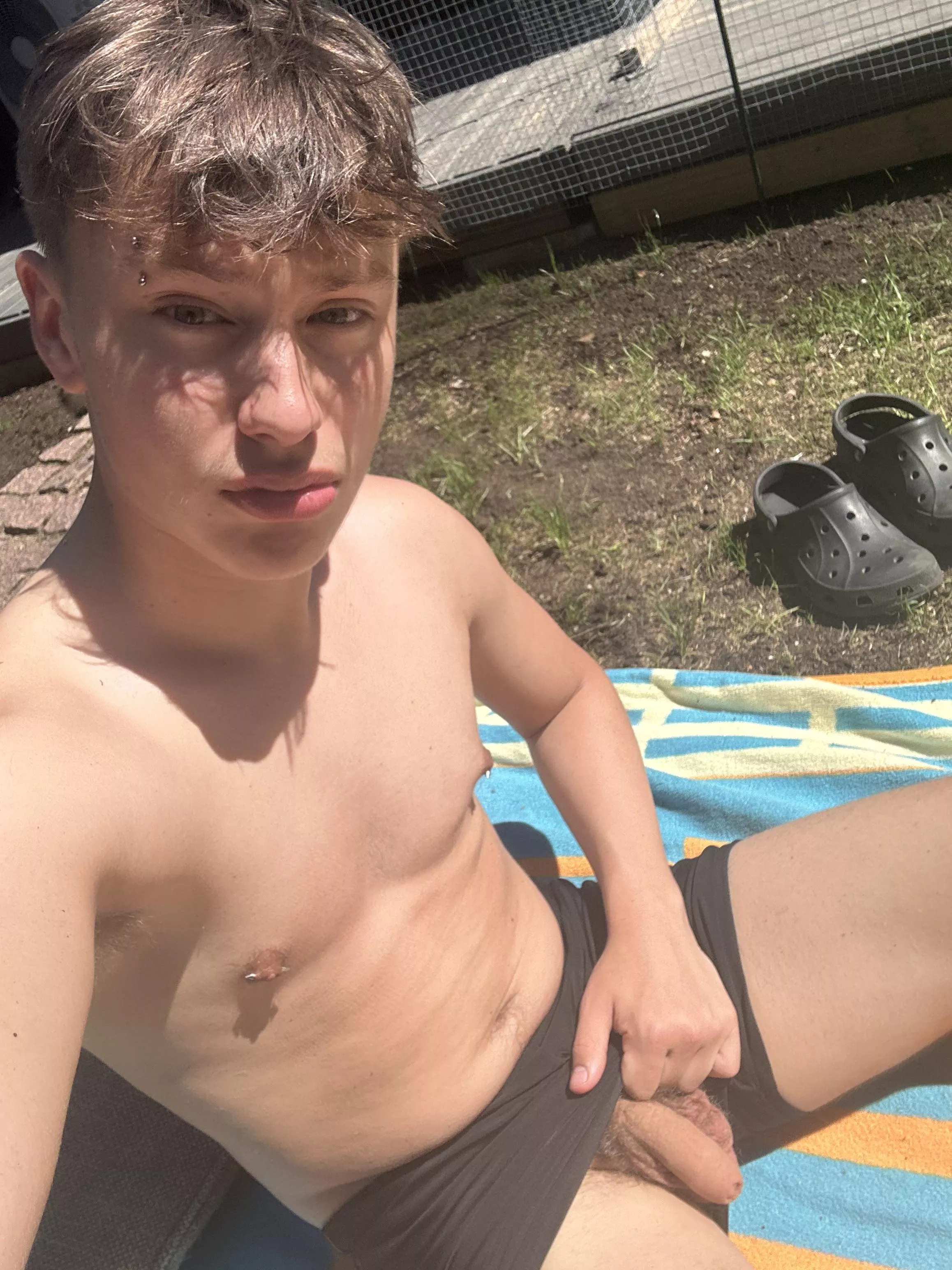 I’m sitting on my backyard waiting for you to walk by