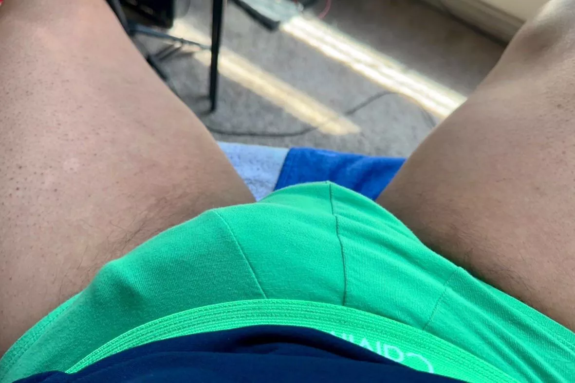 In my Calvin’s today 