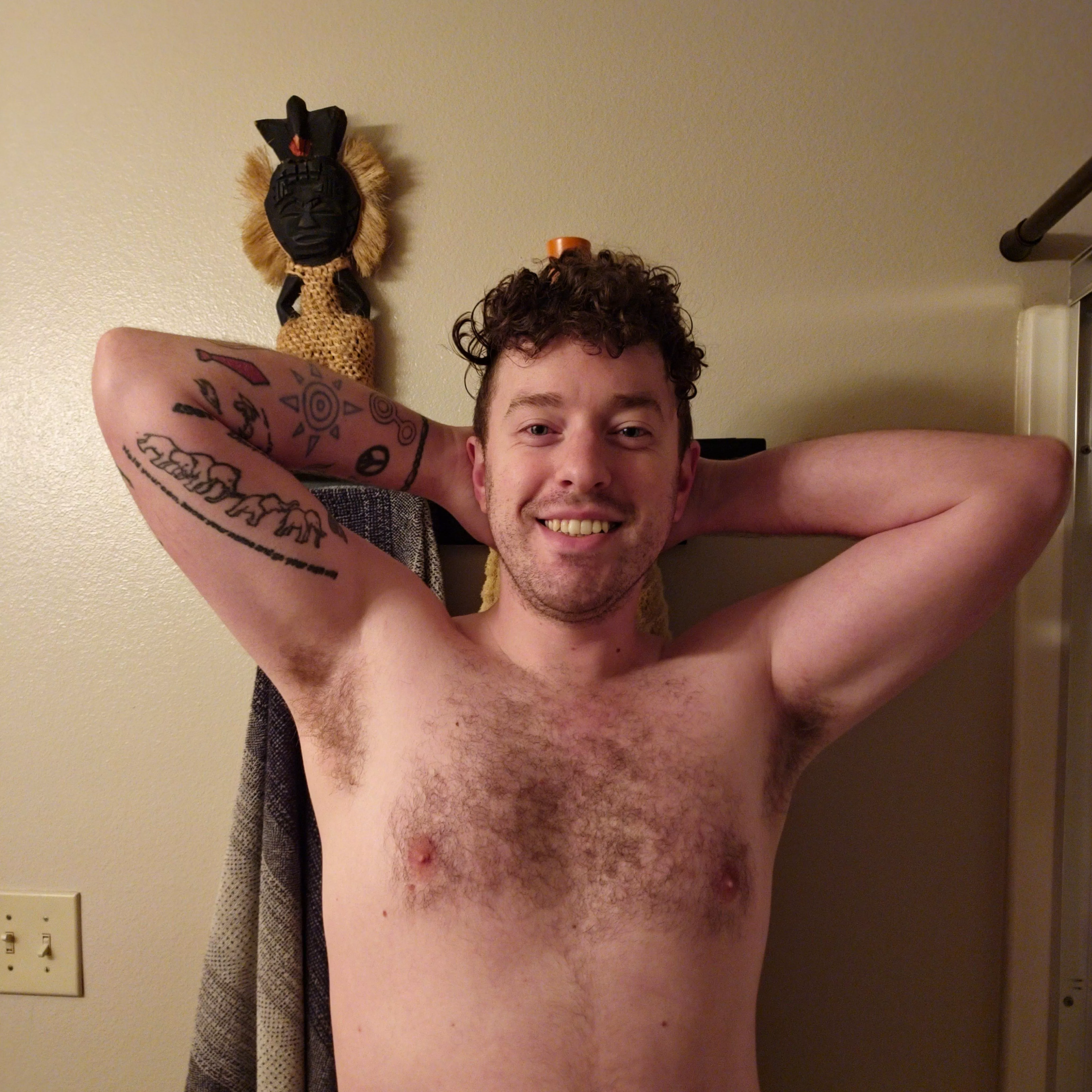 Just finished at the gym...who wants a sniff?