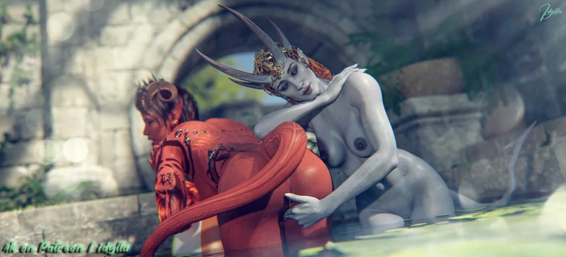 Karlach and Mizora (Idylla) [Baldur's Gate 3]