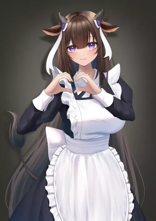 Maid Kashino heart hands