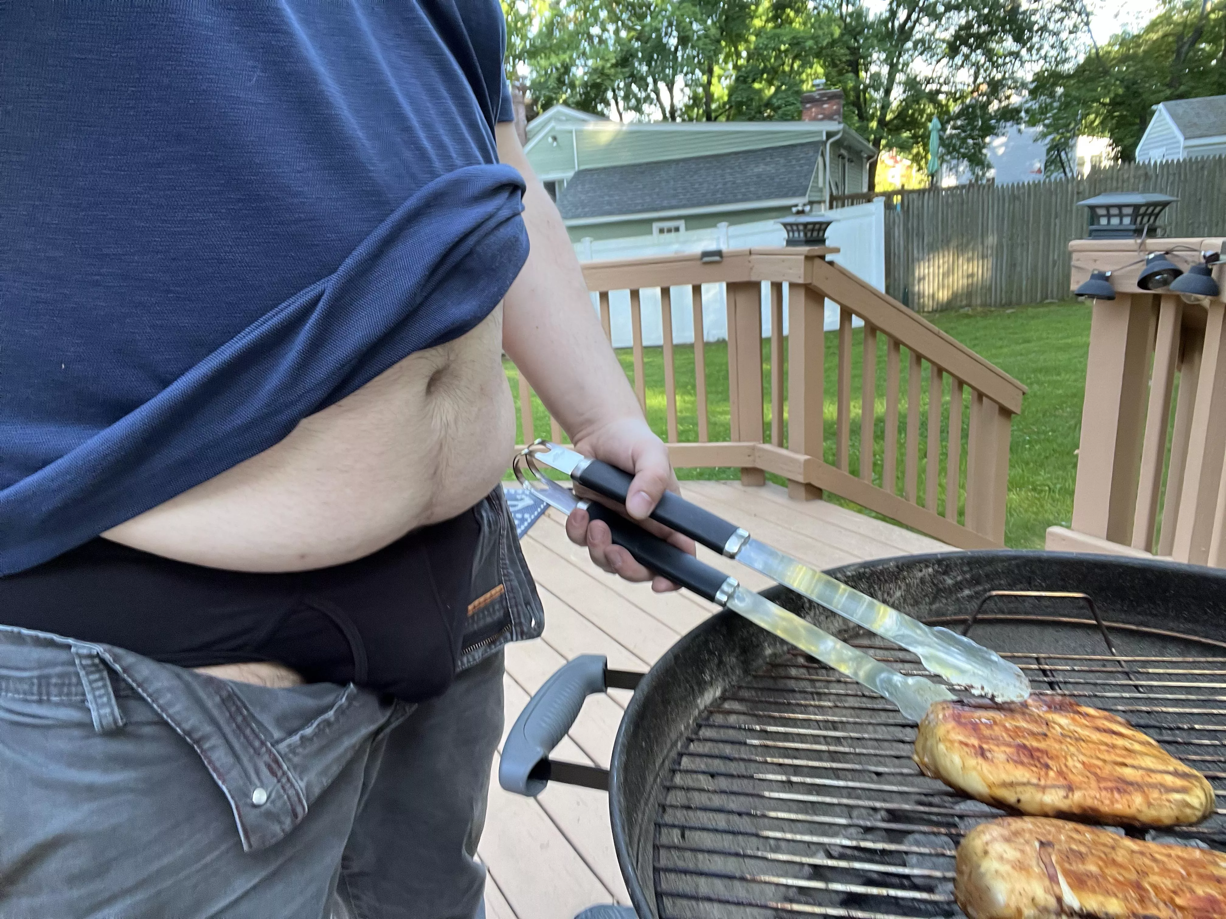 Perfect weather for grilling