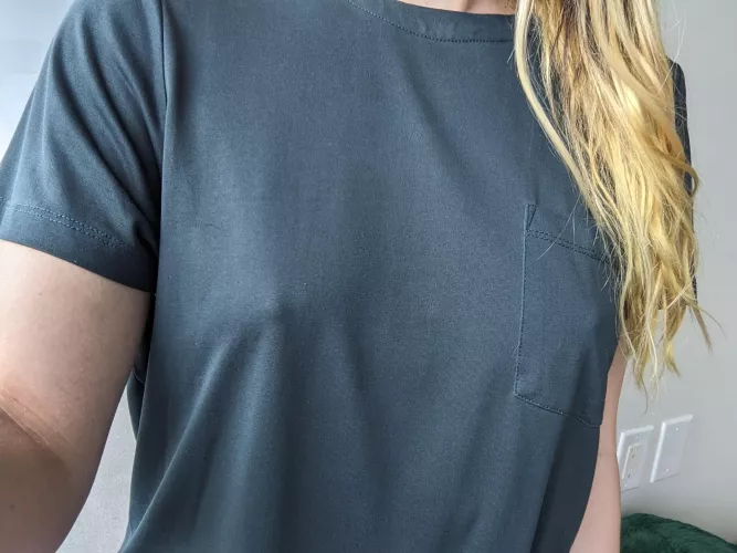 This material is so thin and perfect for going braless