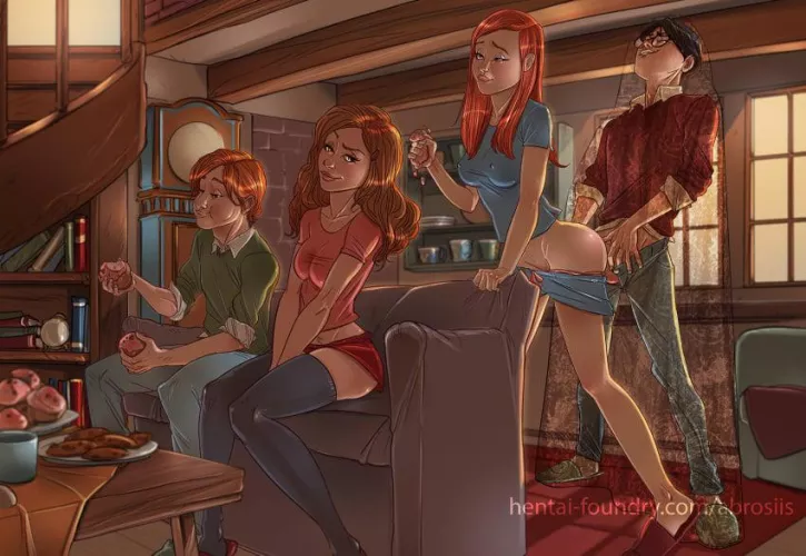 Two teenagers, an invisibility cloak, and a fuckton of hormones - what else could happen? (Abrosiis) 