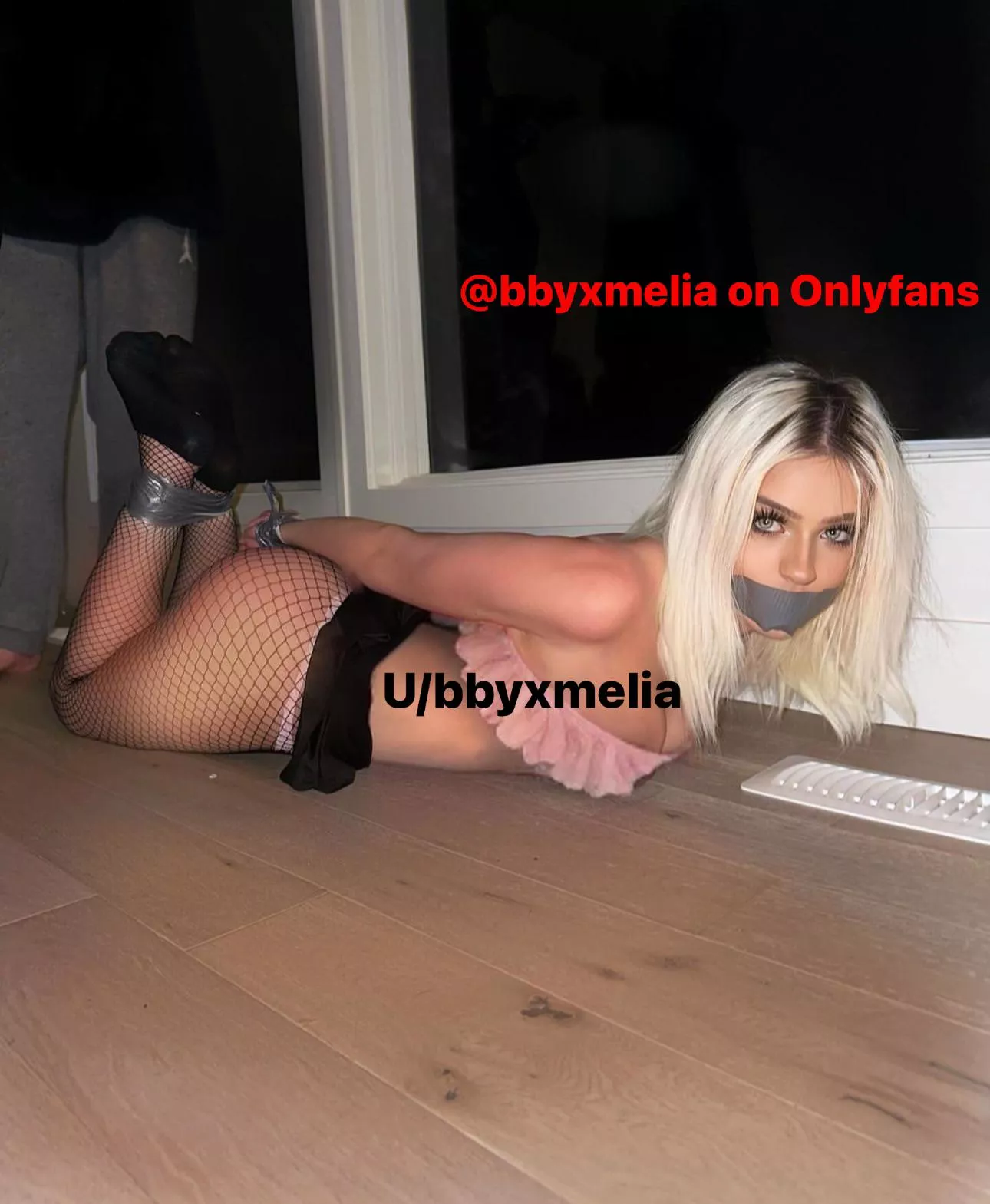 18 NSFW I was young, blonde & popular & that made me a target to get kidnapped. Now I’m helpless bound & gagged on the floor but still looking pretty & fertile... what are you going to do to me?