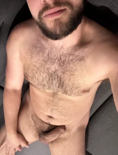 The couch is empty...