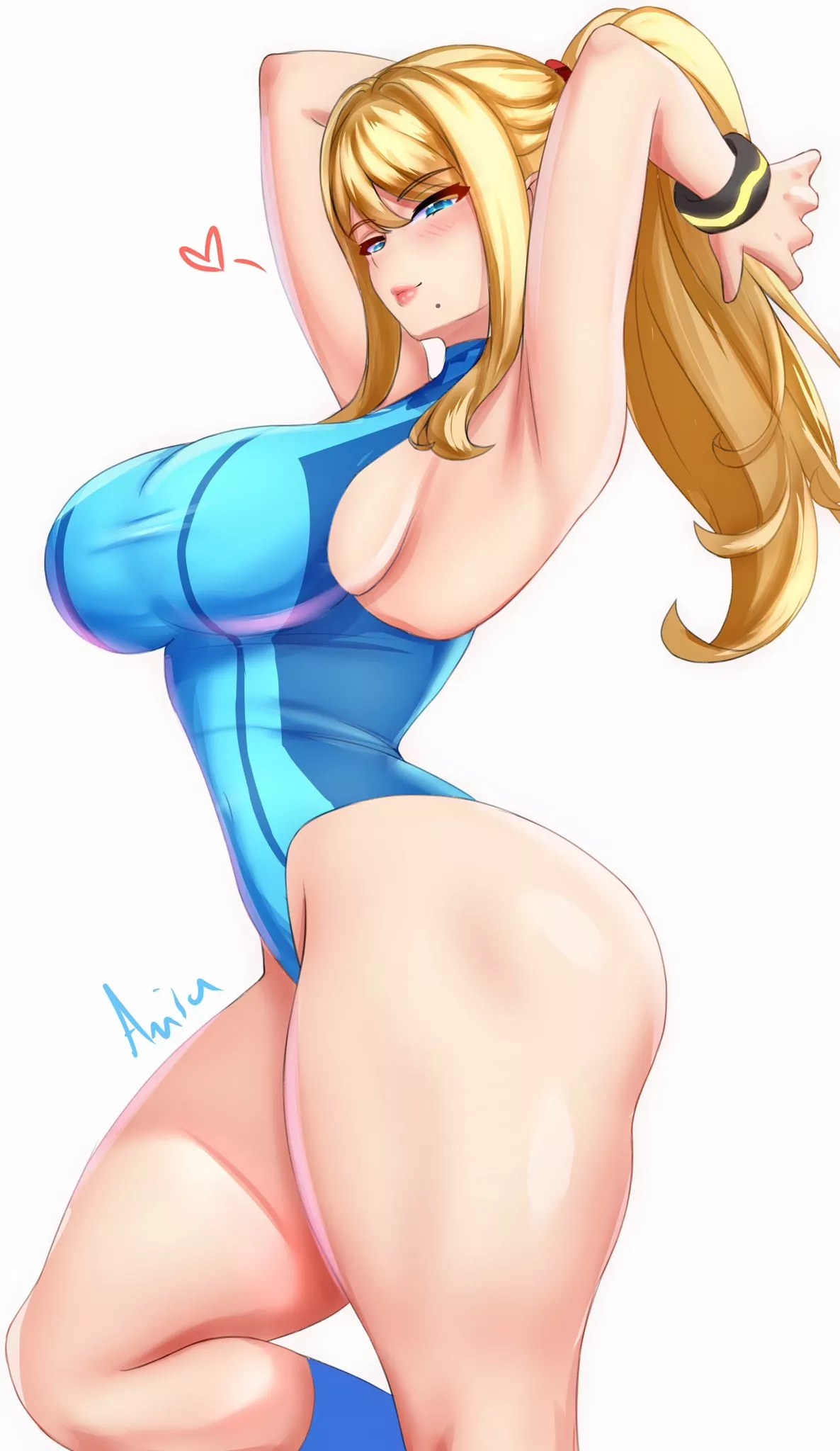 Ultra thick Samus showing off