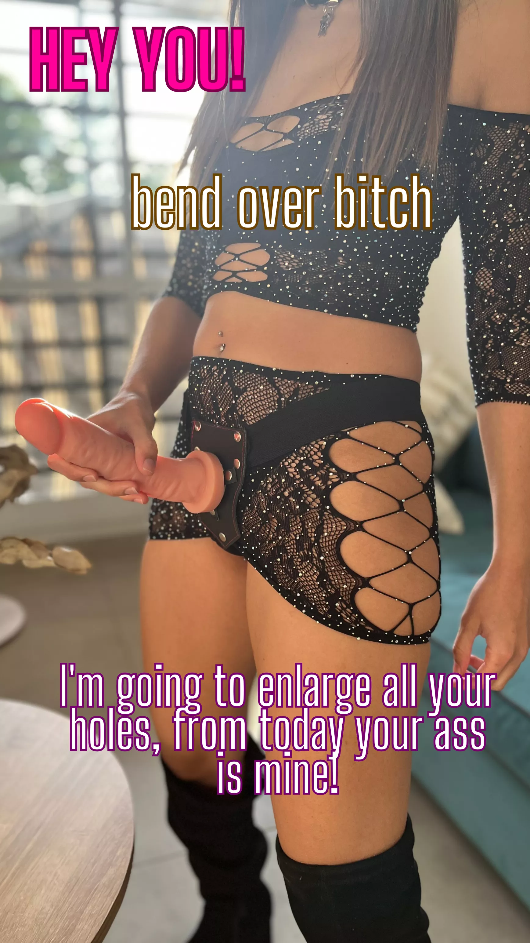 bend over bitch  