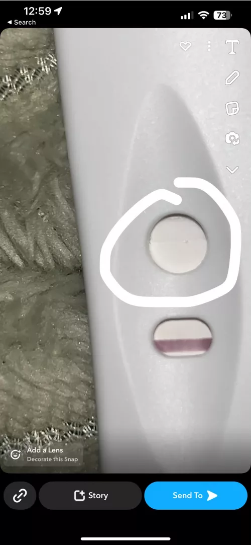 Faint like on pregnancy test ?