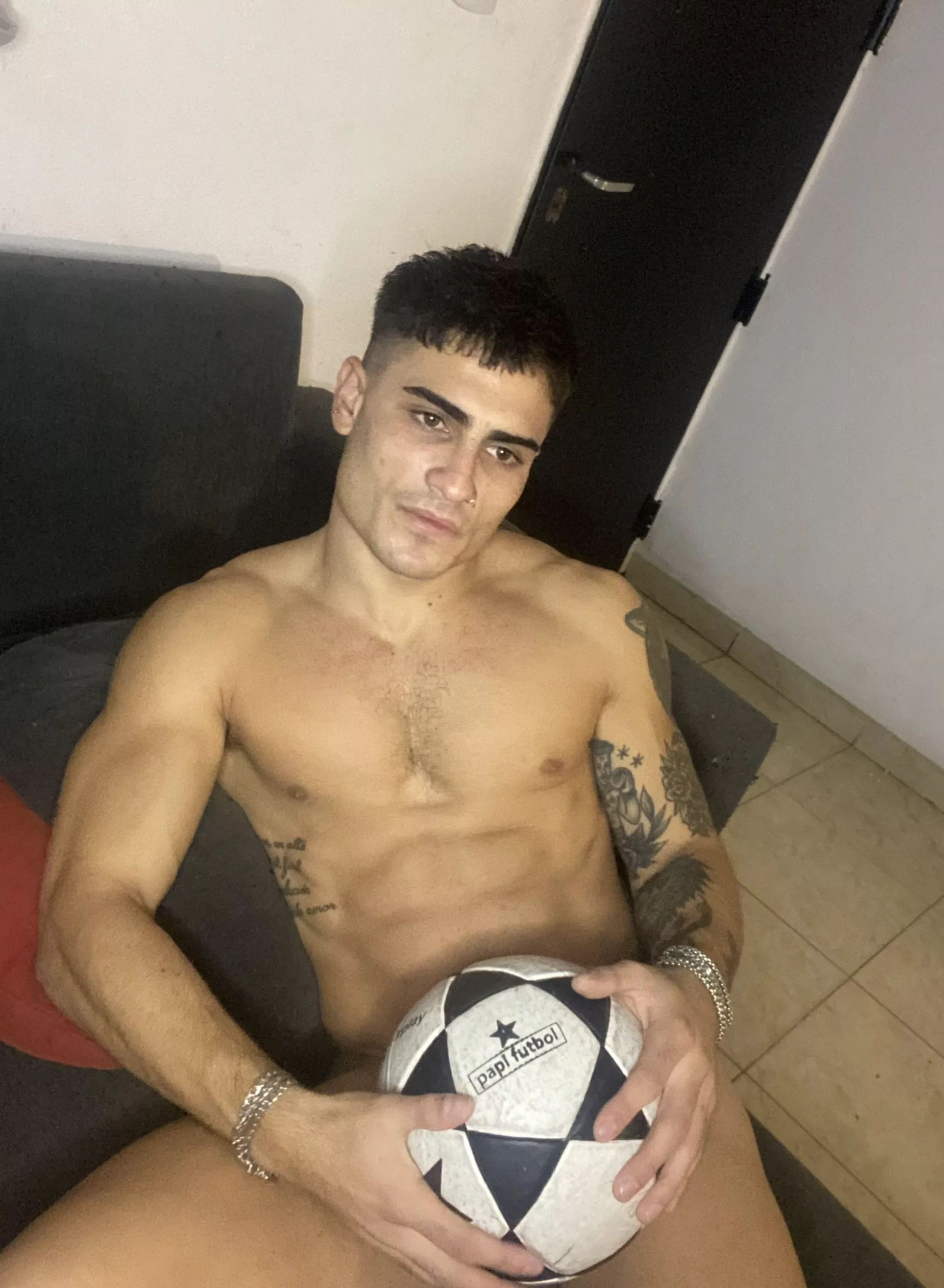 Feeling naughty after my soccer game