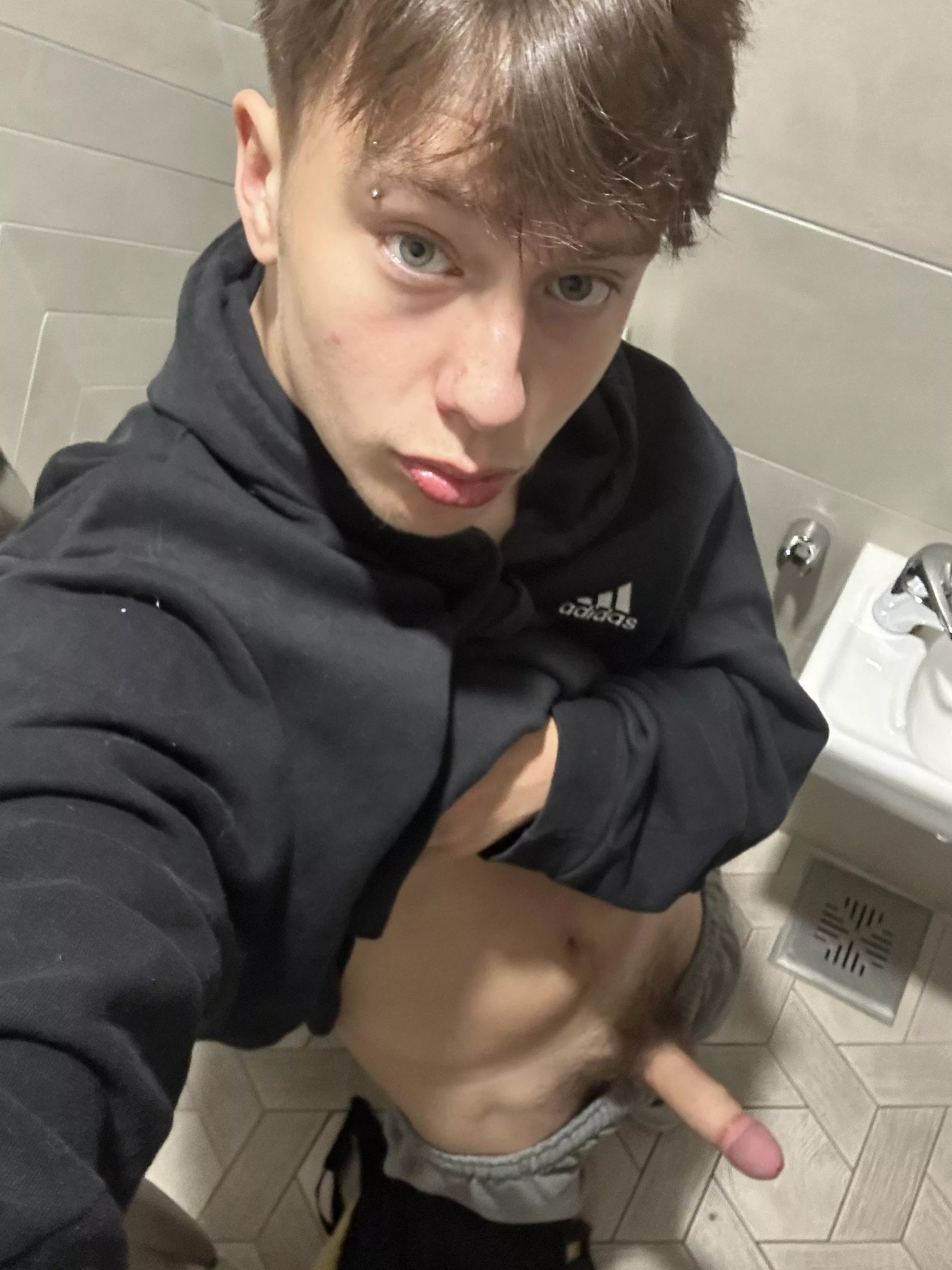 I have always wanted to pee on a guy in a public toilet