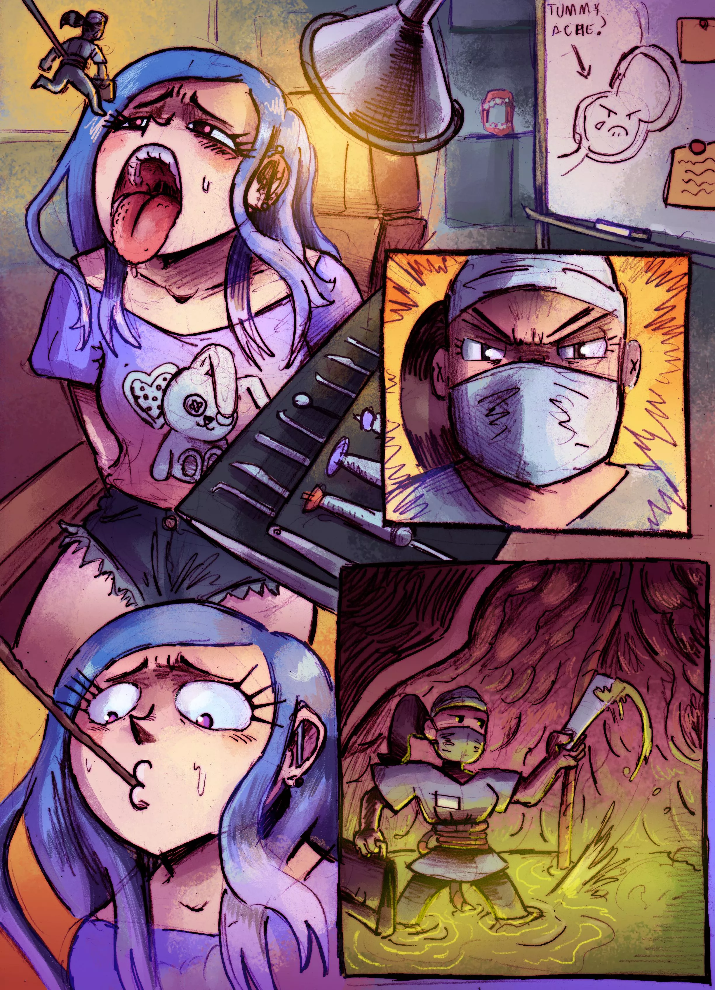 {Image} Stomach Ache Inspection (Artist Is Selfkatka)