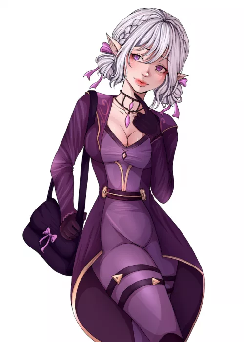 More of my OCs. A young student named Lamira Haliander