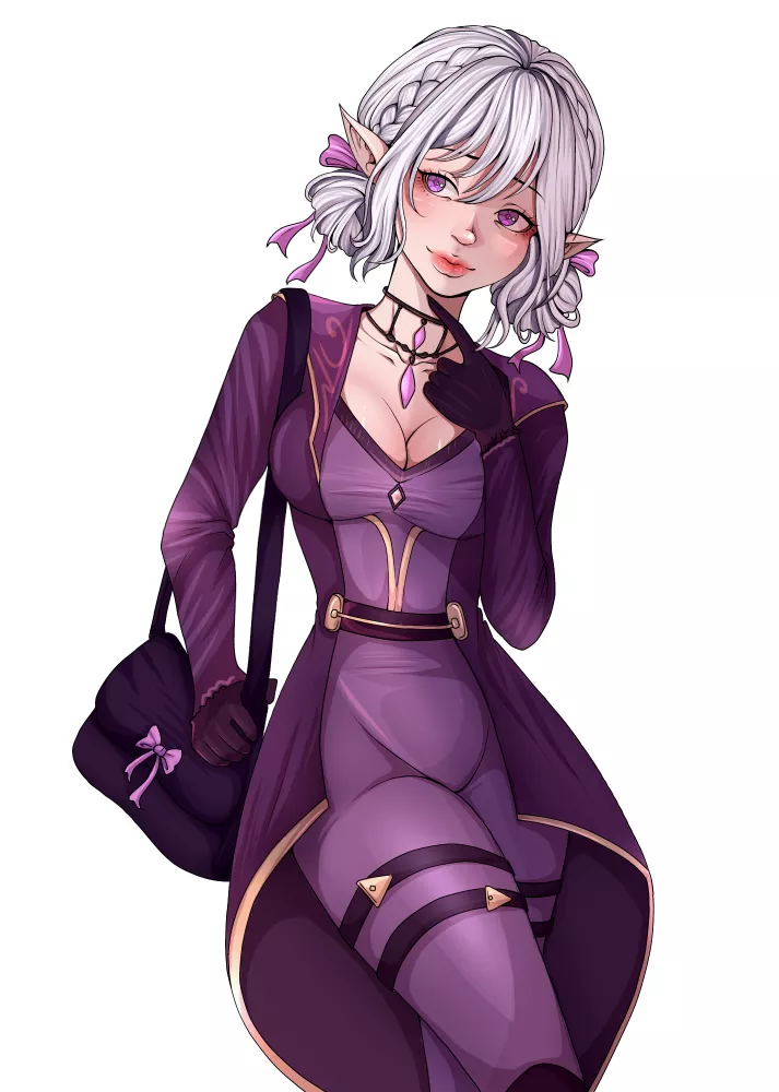 More of my OCs. A young student named Lamira Haliander