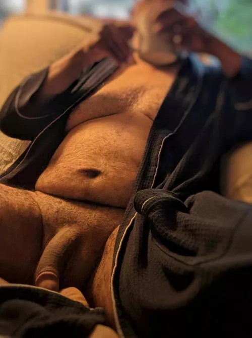 Older bear just enjoying my coffee...