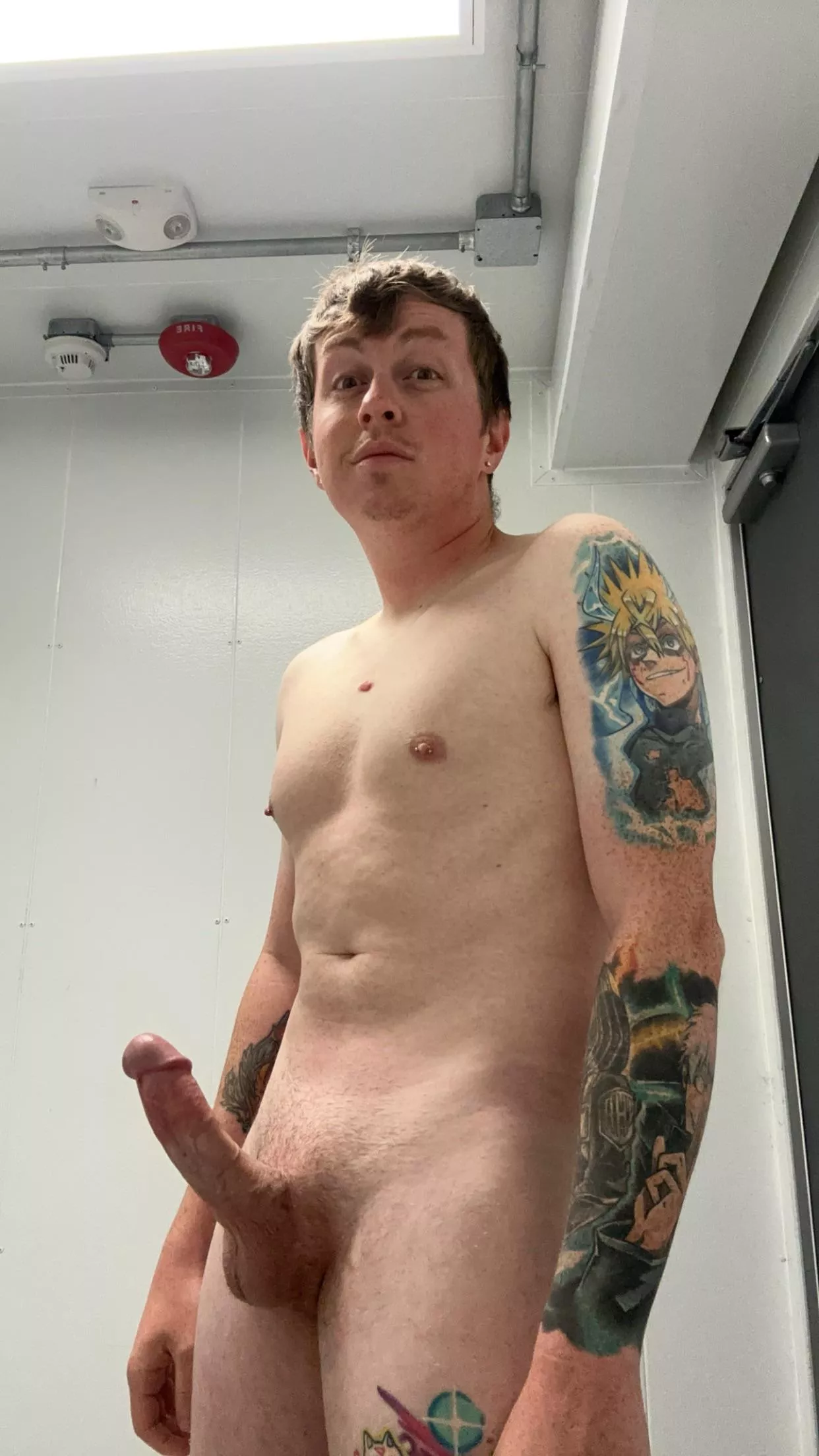 Snuck in to the bathroom at work for some me time