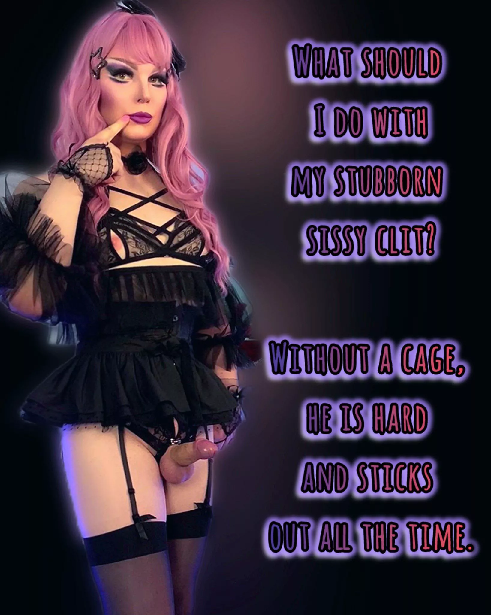 That naughty sissy clit