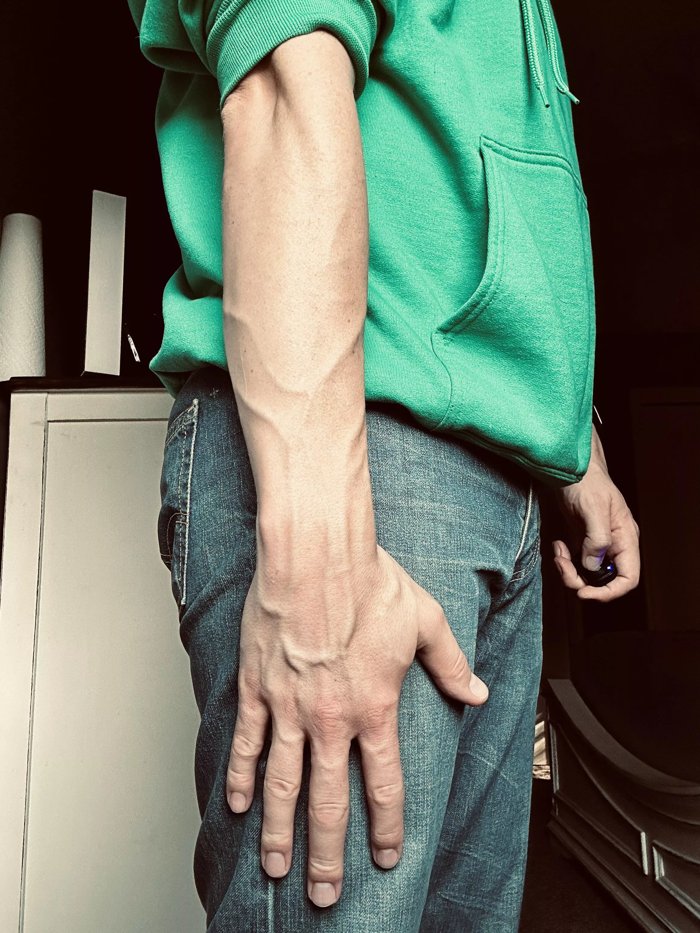 Veins are poppin😏