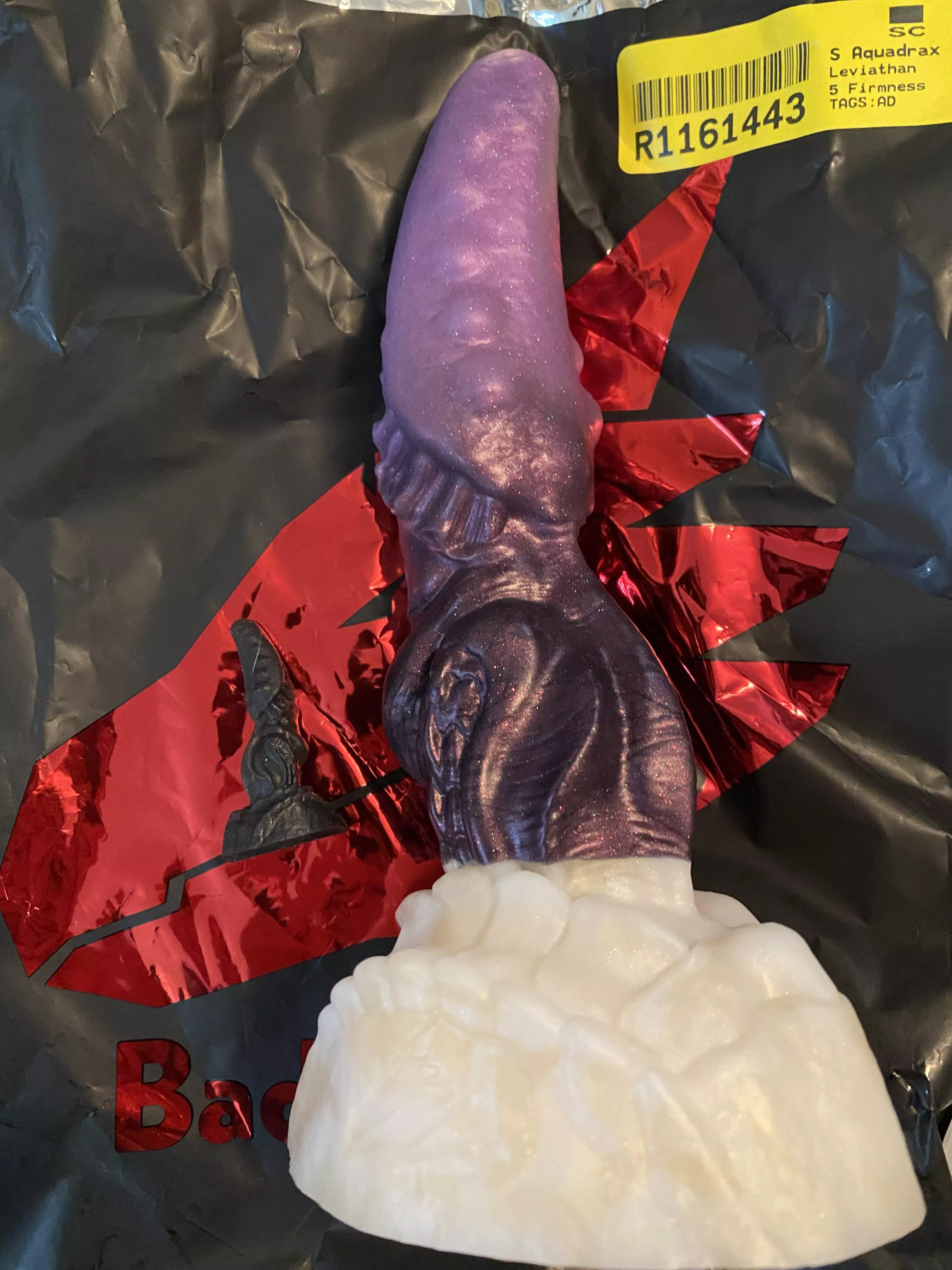 Aquadrax arrived! Not sure the picture captures the dazzle on him