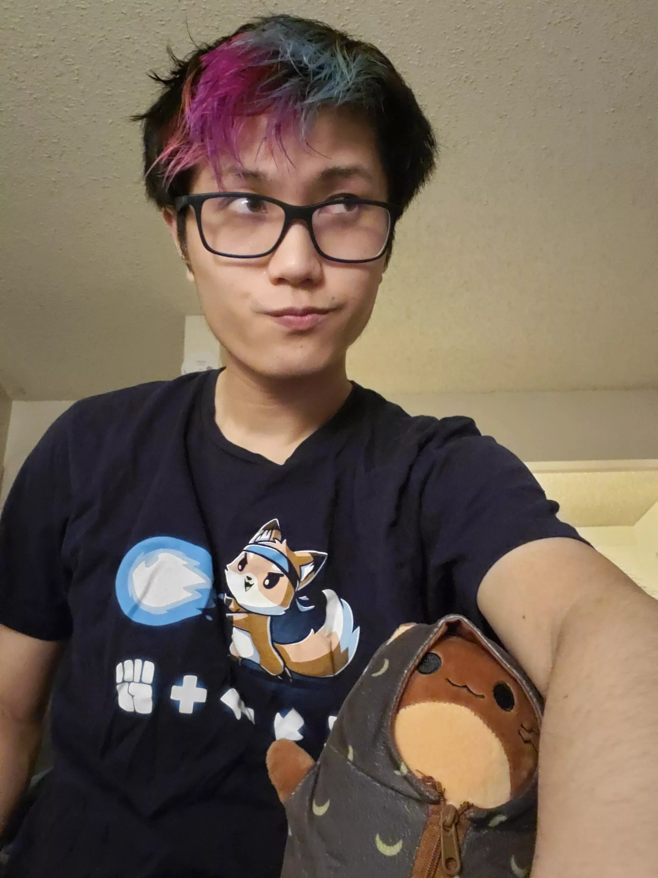 Enjoying my nerdy T-Shirts