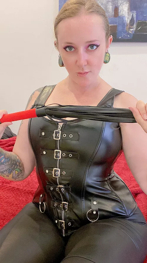 Have you been a good boy or should mommy punish you now
