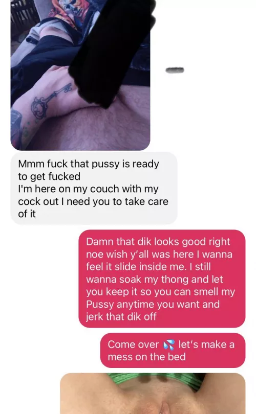 Here’s some more texts between my man and the girl pt2