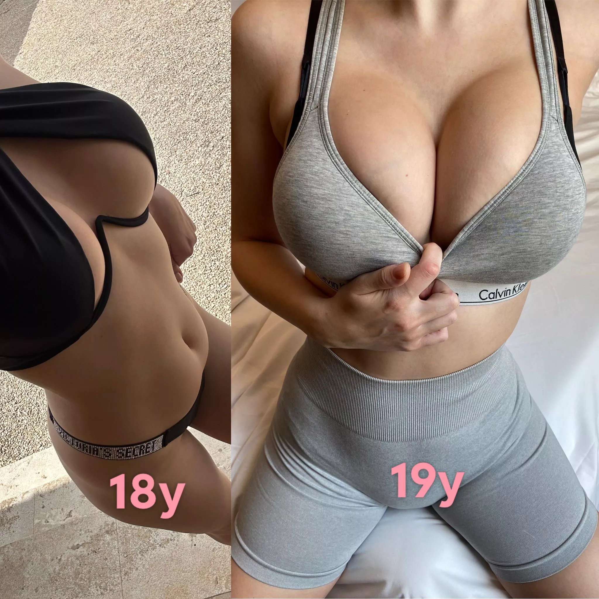 I (19) love my yearly breast expansion - they are still growing so much 