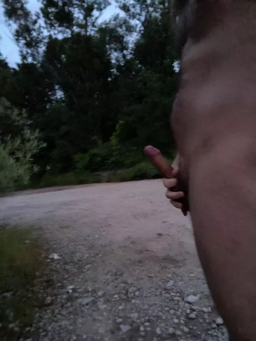 in a parking lot at 5 a.m.