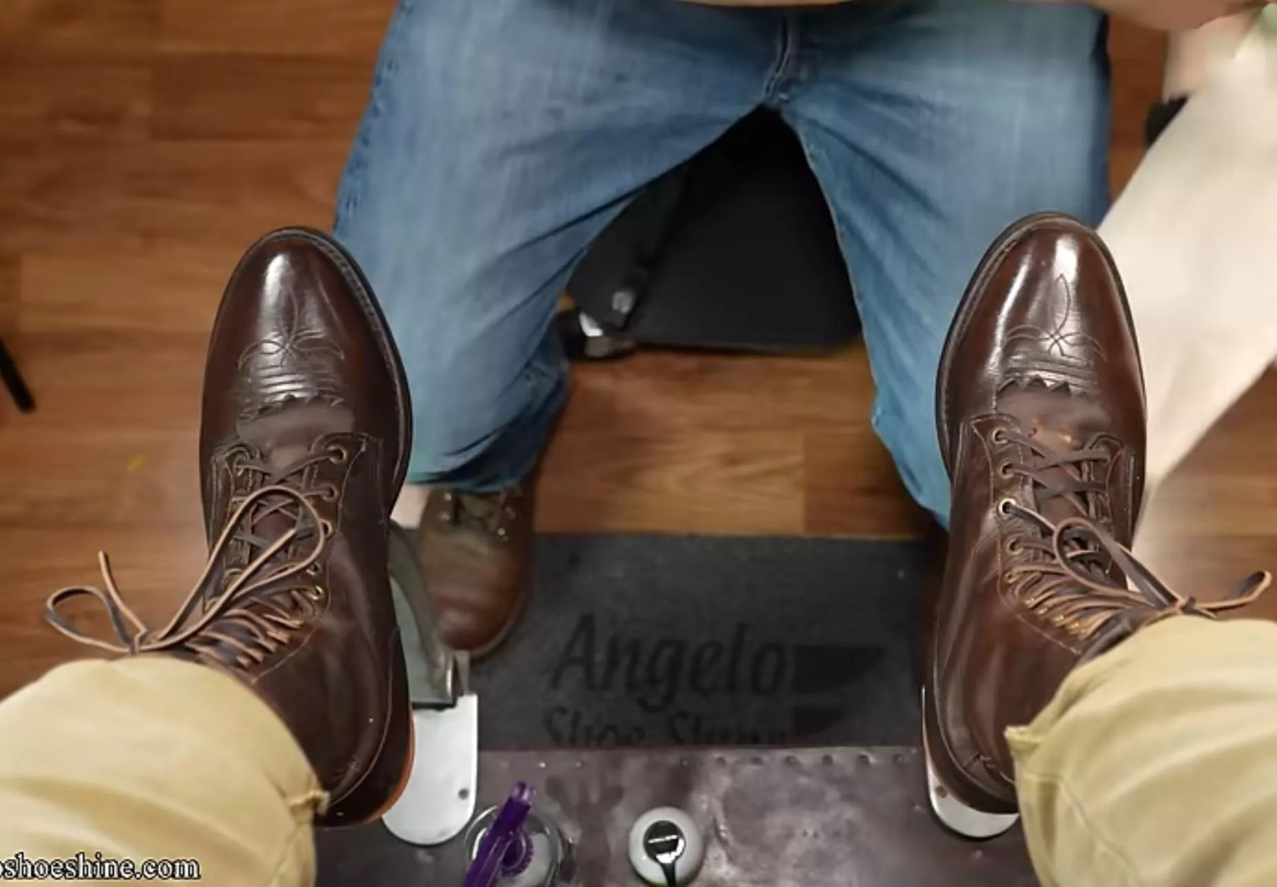 Just saw these boots in a video, does anyone know what they are? The creator hasn’t noted it and no one in the comments has either.