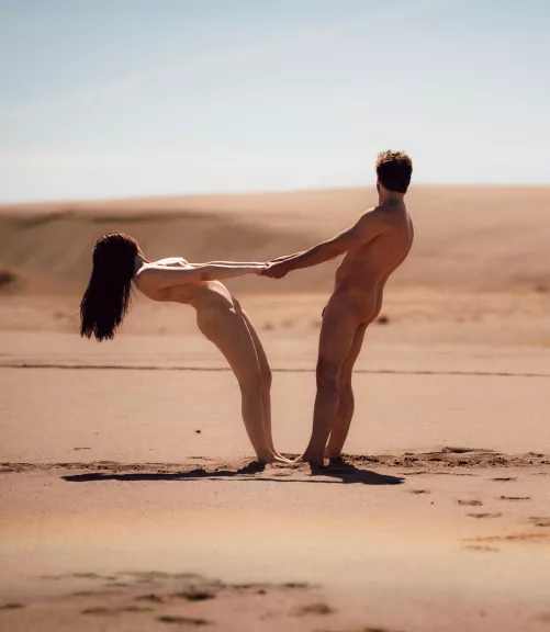 We turned a few heads of the sand dune riders 😂