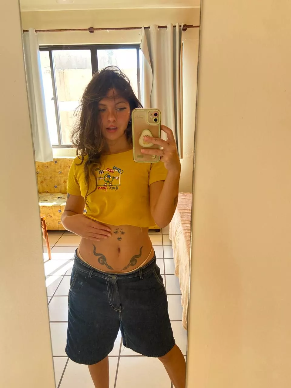 Wearing crop tops makes me feel sexy