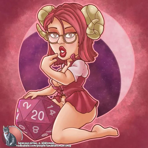 What Violet Rolled, Art by Ian A Blakeman Illustrations