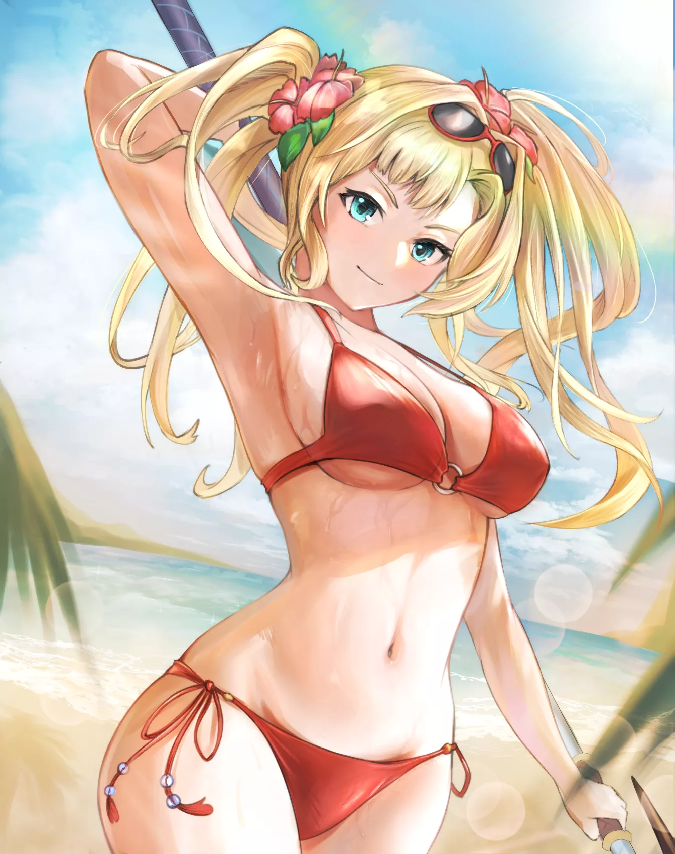 Zeta in bikini (bbonk) [Granblue Fantasy]