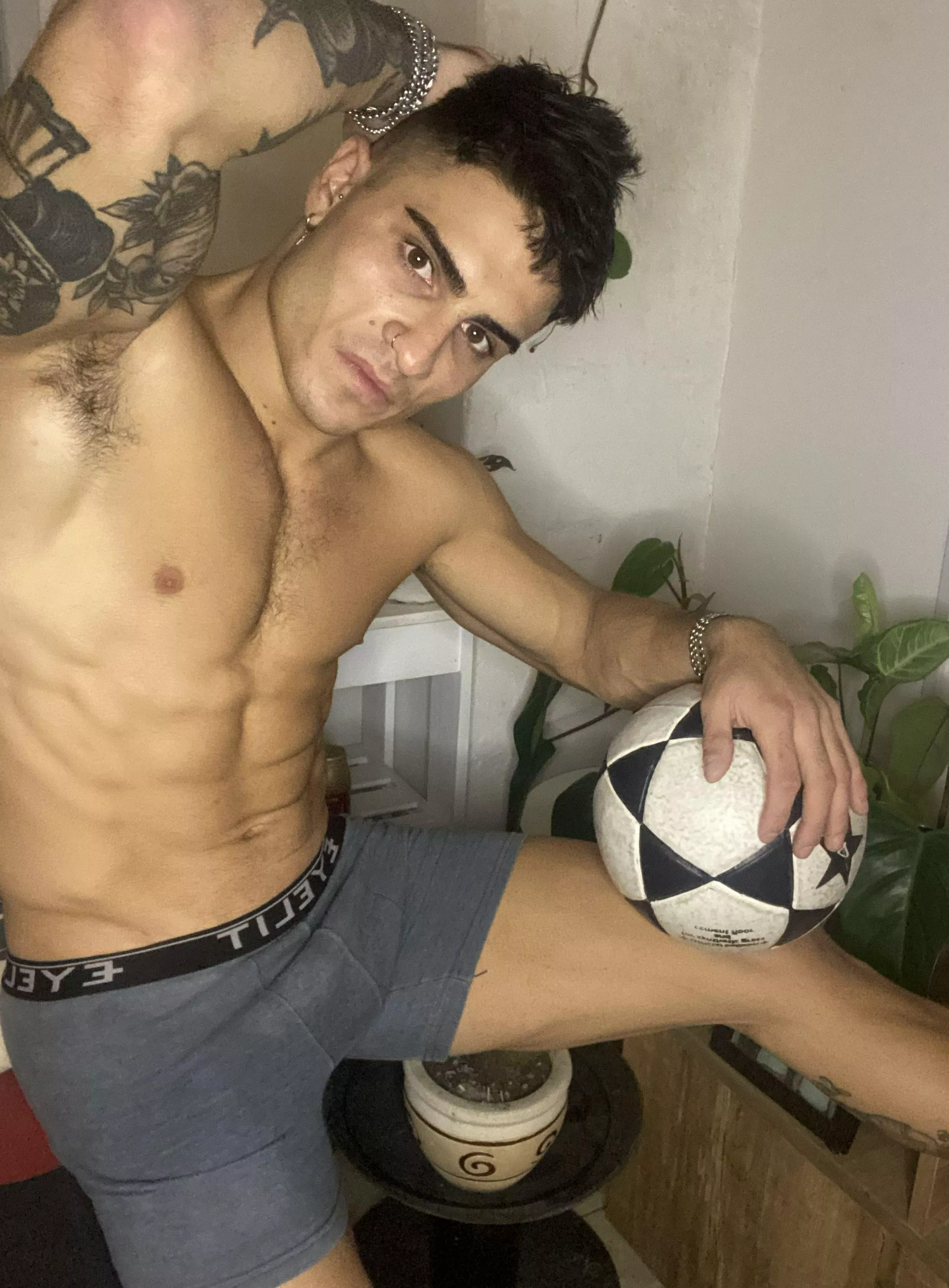 Check out my sweaty pits after soccer practice