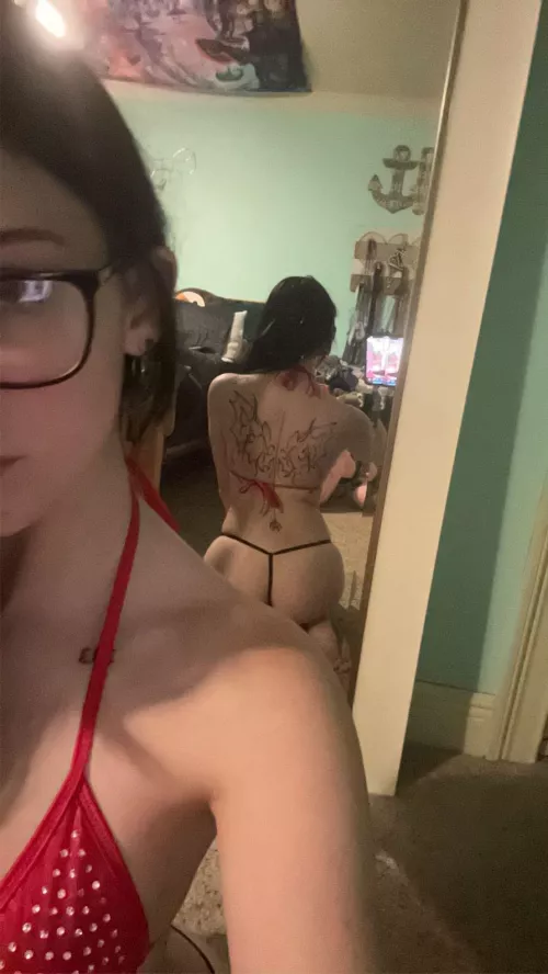 Dont make me rip this gstring off by myself 