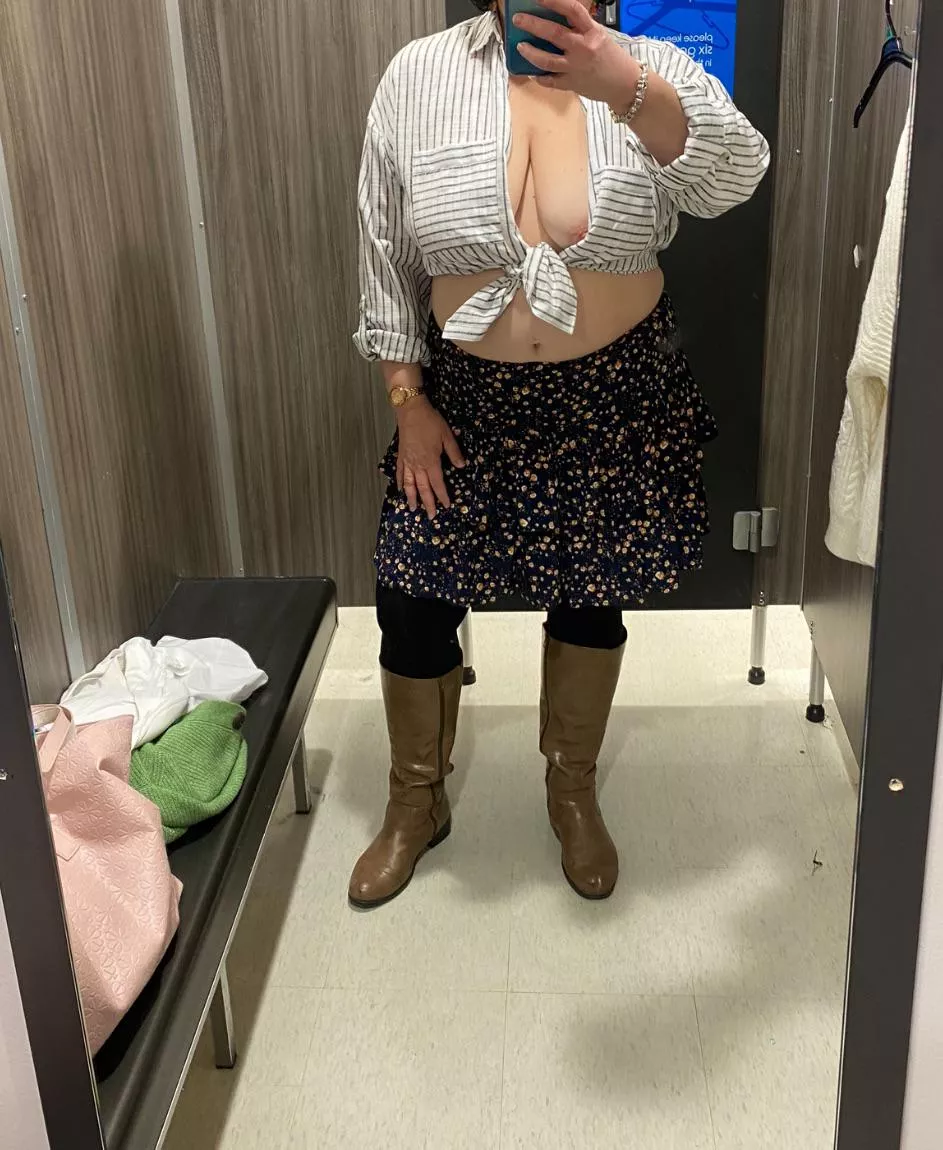 Experimenting different ways to wear this shirt.