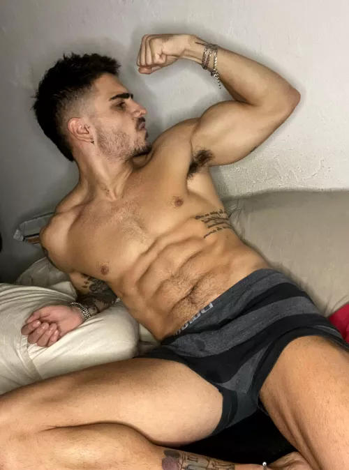 How badly do you want to feel my abs under your fingertips?