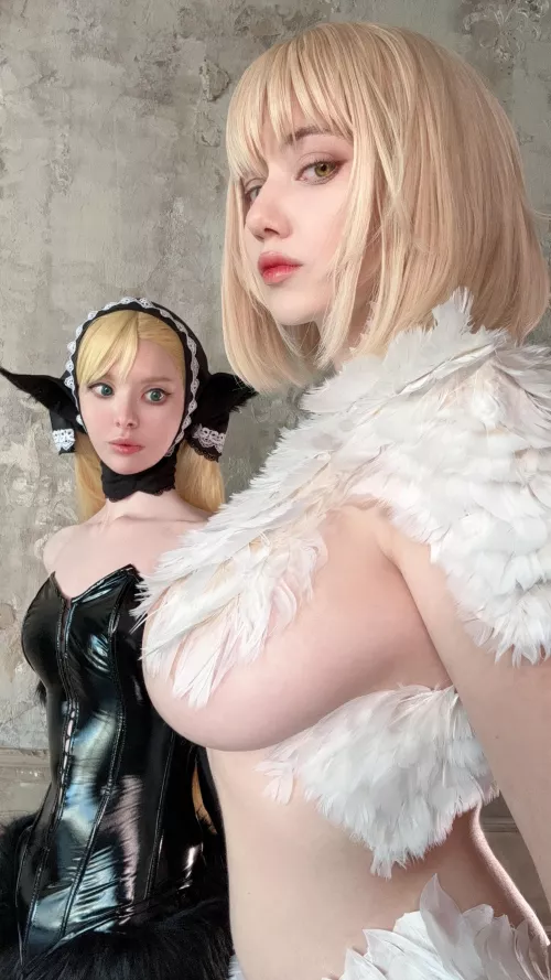 Marcille Donato and Falin Touden cosplay by Vinnegal and Alina Becker 