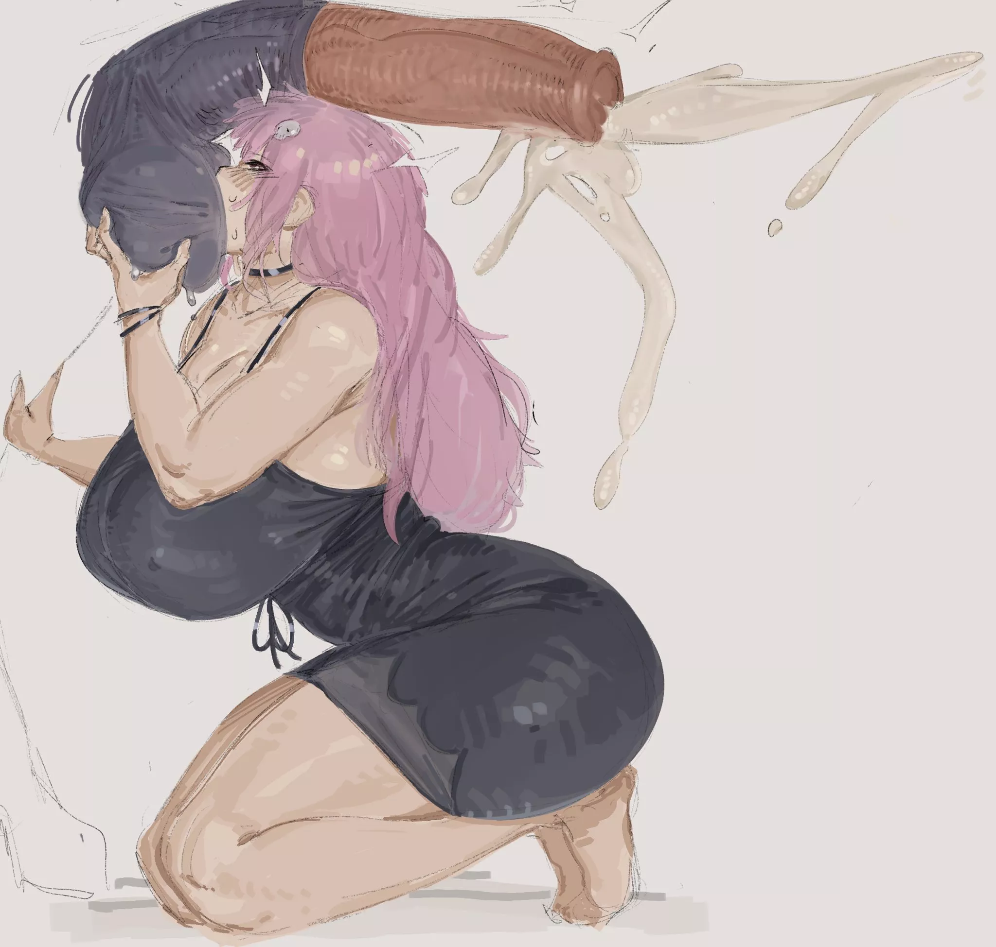 Mori Calliope Horse hentai posta-thon day 7 (Khentart)