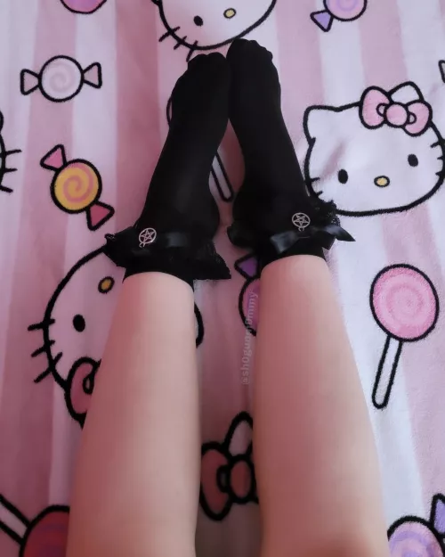 New cute socks 🖤