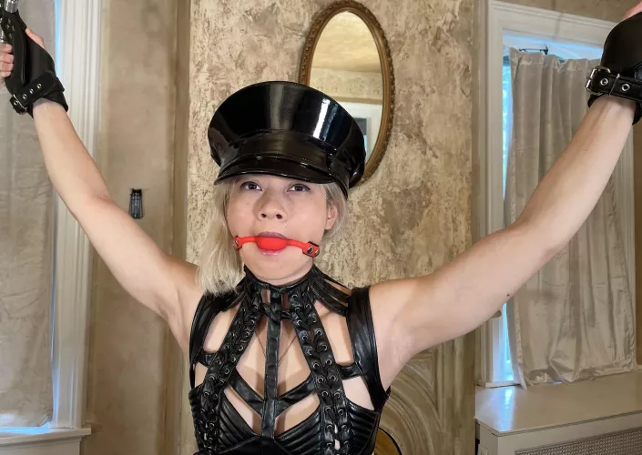 What would you came home to find your domme all bound and gagged for you? [F]