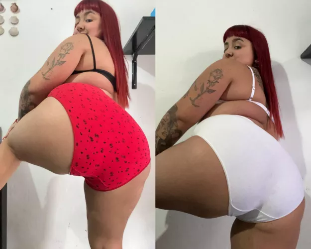 Which one suits me better... Red or White?...