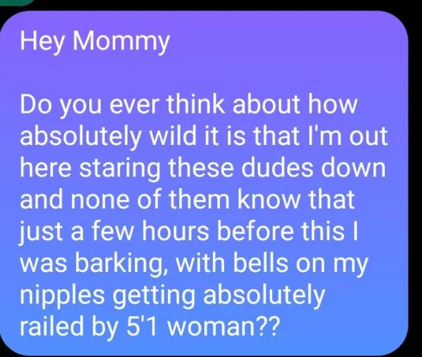 Wolf in the streets puppy in the sheets.