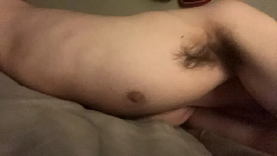 Worship my teen pits in bed