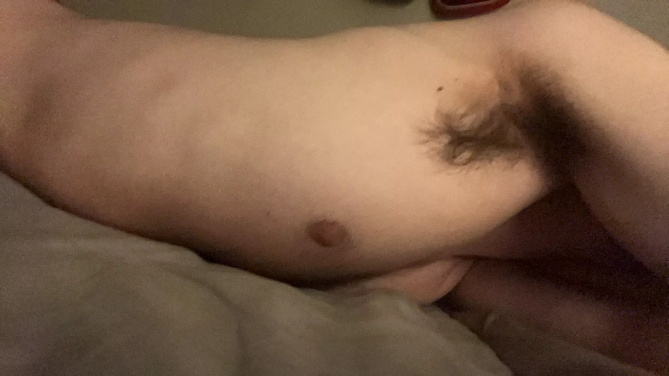 Worship my teen pits in bed